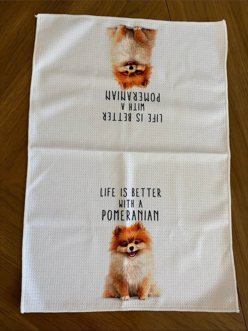 Pomeranian Kitchen Towels Set of 4. NWOT!